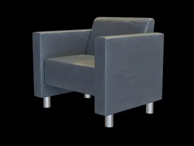 Granada Sofa 04 Low-poly 3D model