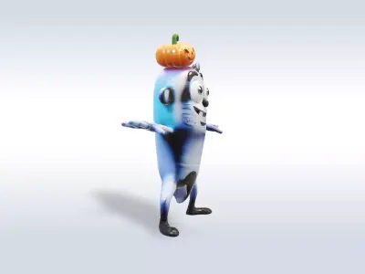 Halloween 3D Model Spooky Fun Character Free 3D model