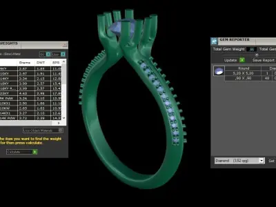 ring code 228 3D print model