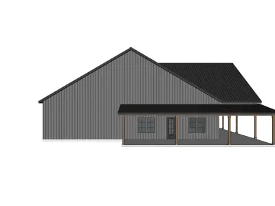 Barndominium House 099 -Archimple LLC 3D model