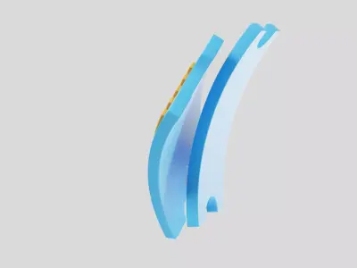 Tennis Gloves 3D model