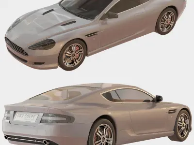 Aston Martin DB9 Car 3D model