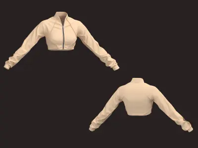 22 Womens Sport Clothes 3D model