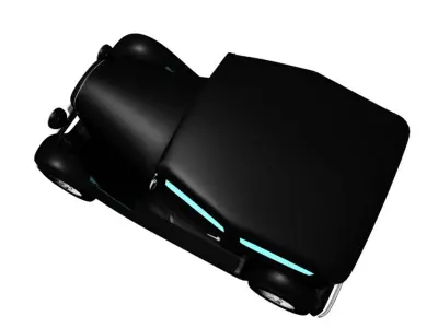 Old Car 1940 3D model