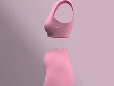 Women s sport cloth Free 3D model