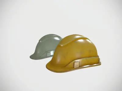 Safety Helmet Hard Hat Low-poly 3D model