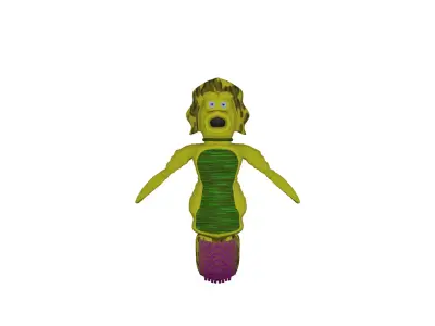 Alien Slug  Free 3D model