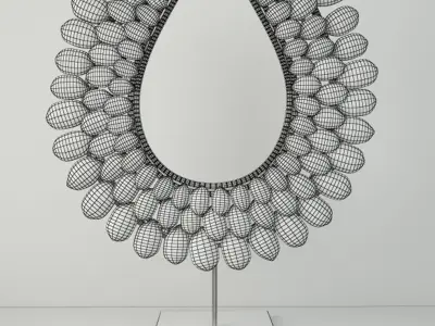 Native shell decor 3D model