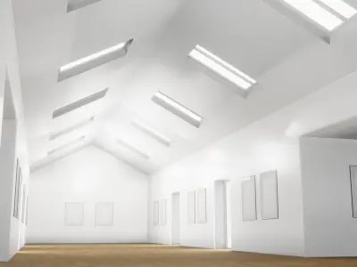 ART GALLERY 2 Museum Interior 3D 3D model