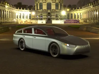 Station Wagon 3D model 3D model