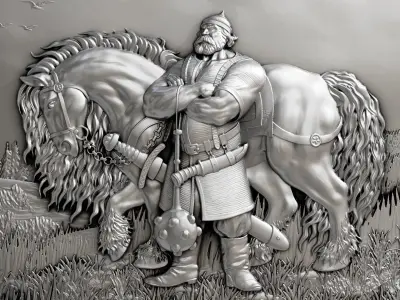 Ancient hero 3D print model