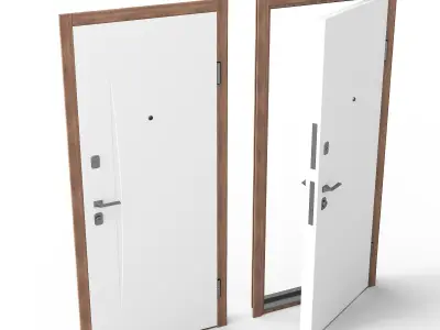 Parbare Door 3D model