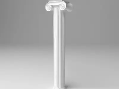 Ionic Column 3D model