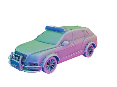 Bentley Bentayga 2016 Widebody Kit 3D print model