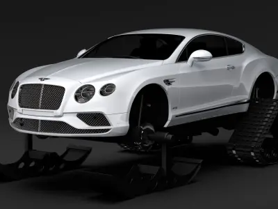 Bentley Continental GT Ski 2018 3D model