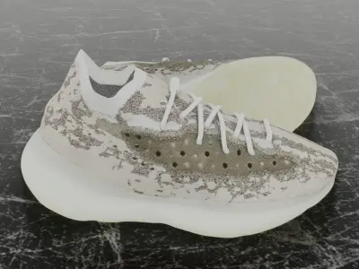 ADIDAS YEEZY BOOST 380 PYRITE 3D SHOES 3D model