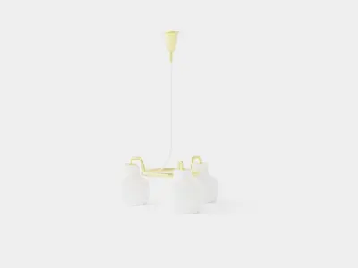 VL Ring Crown 3 Pendant Lamp Low-poly 3D model