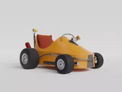Gokart - Mini Racing Car 3D model