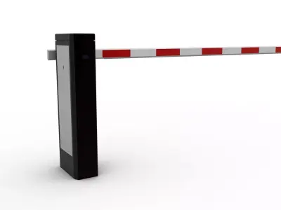 Automatic barrier 3D model