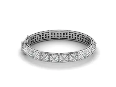 Women Bracelet 3D print model 4