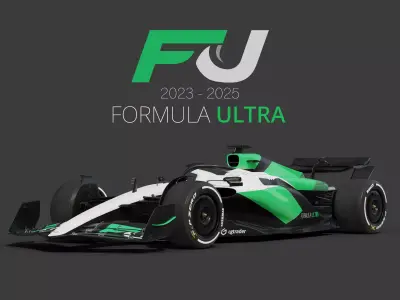 Formula Ultra 2023-25 f1 - FU23-25 3D model