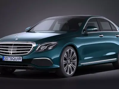 Mercedes E-Class 2017 3D model