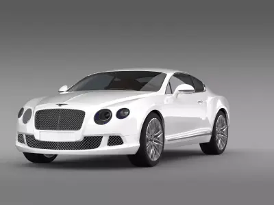 Bentley Continental GT Speed 2012 3D model