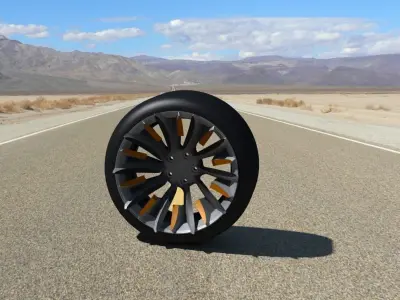 Wheel 18 inch 3D model
