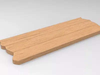 Otoro Tray Low-poly 3D model