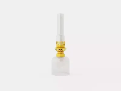 Koholmen Kerosene lamp - Clear Low-poly 3D model