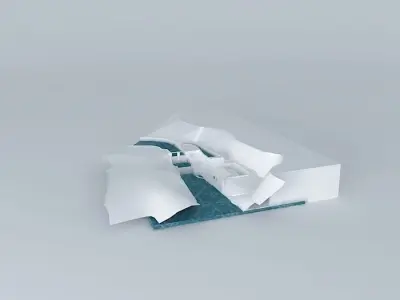 Melong micro hydro power plant Free 3D model