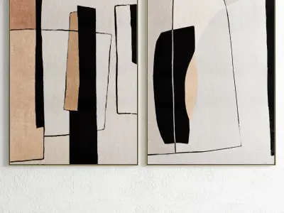 Photo Frame 147 Low-poly 3D model