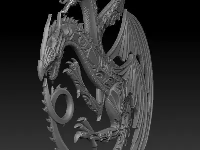 3D The game of thrones model 3D print model