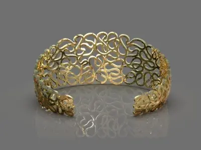 Maze bracelet 3D print model