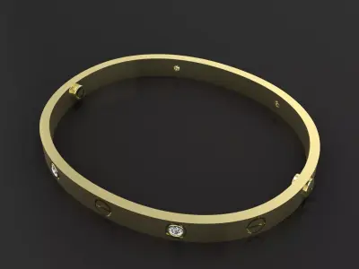 LOVE BRACELET High Quality 3D Model printing model 3D print model