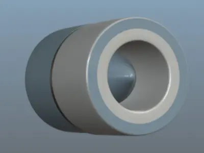 Fostex 925 Tweeter Free low-poly 3D model