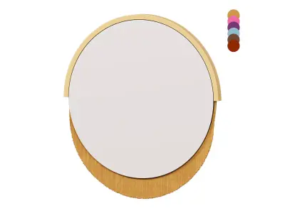 Boudoir Wall Mirror 3D model