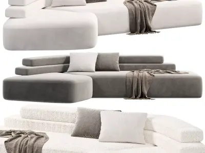 Rift sofa by Patricia Urquiola 3D model