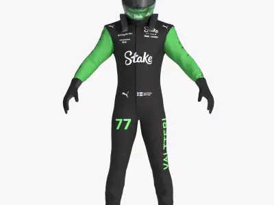F1 Stake Kick Sauber Suits 2024  3D model