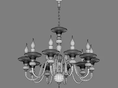 699104 Azzurro Osgona Chandelier 3D model