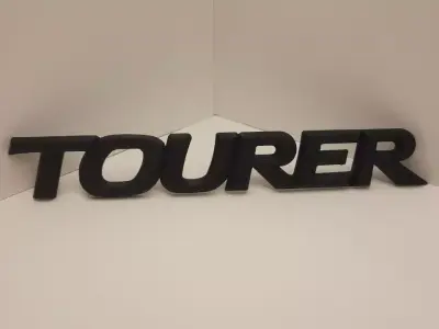 Toyota TOURER logo 3D print model