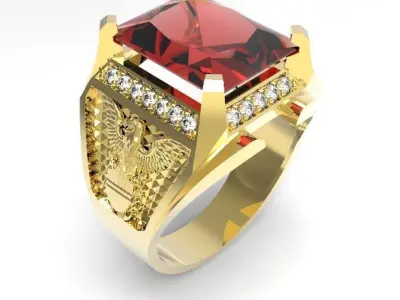 Random 101 Ring men best 2 3D print model