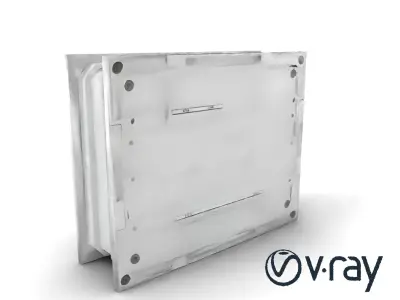 Futuristic Modular Wall Panel Design model pack Low-poly 3D model