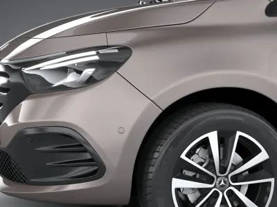 Mercedes-Benz EQT 2024 3D model