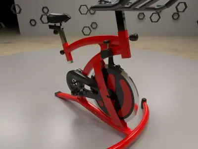 Megatop magnetic Spinning bike 3D model