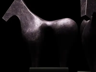 Sculptures of Abstraction Large Horse 2013 3D model