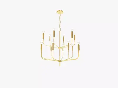 Bailey Medium Chandelier 3D model