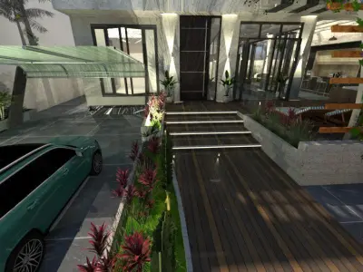 Modern Luxury Villa A44 DWG SketchUp 3D model