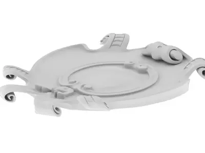 Cartouche Ornament 038 3D model