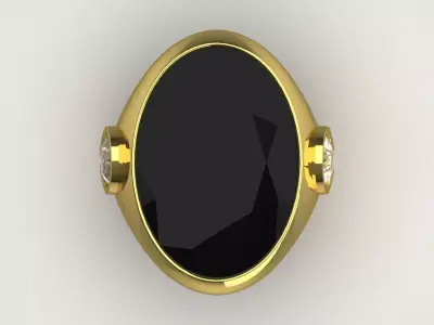 Luxury Mens Ring A Symbol of Power and Glory model mr0284 3D print model